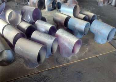 High Strength Butt Weld Fittings , Equal Reduced Tee 6 - 2500mm Outside Diameter